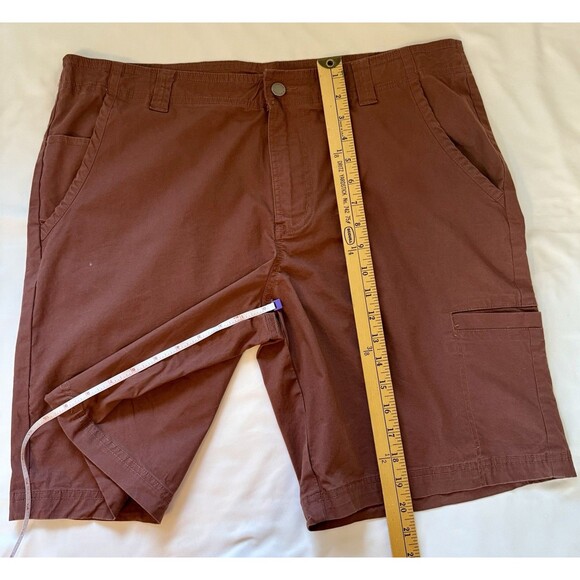 Columbia Mens Burgundy Straight‎ Fit Casual Shorts Size 34 - Picture 9 of 9